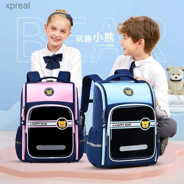 Zaini per bambini impermeabili per bambini borse da scuola per ragazzi ragazzi zaino scolastico primario per cuoio in pelle ortopedica borsetti mochila infantil wx45