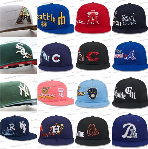 O mais recente 26 coloras Basball Snapback Snapback Sports Team Chicago 