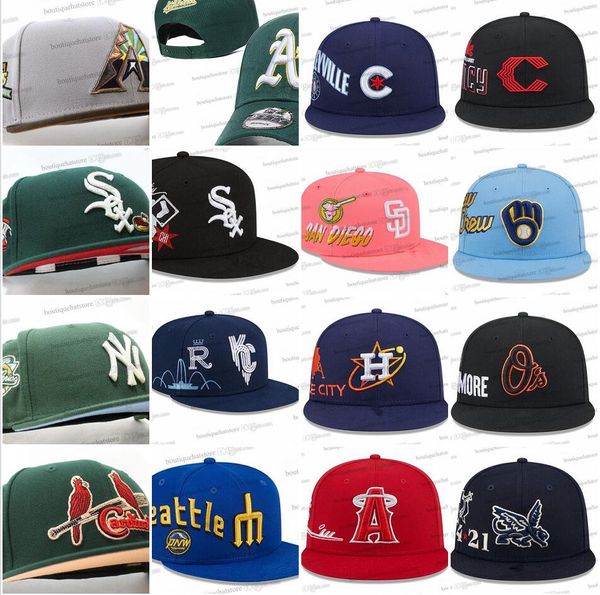 Neueste 26 Farben Herren Basball Snapback Hats Sports Team Chicago 