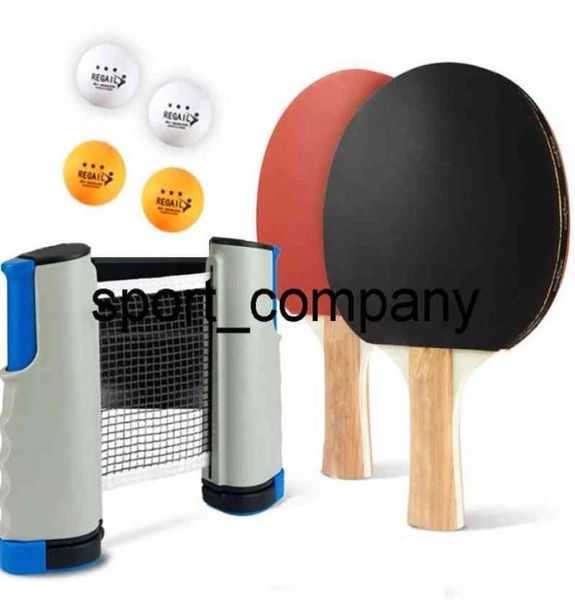 Nuovo kit di racchette da ping ping pong da ping pong con sfera a spalla retrattile palla da allenamento 8176935