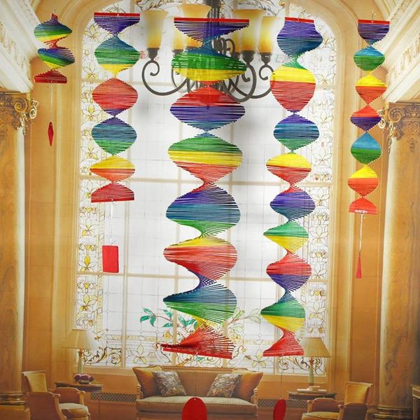 Dekorative Figuren Spiraler mentaler Windchimes Eisen exquisites Engel Metall Buntes Windspiel rotieren für Autofenster Klassenzimmer Dekoration