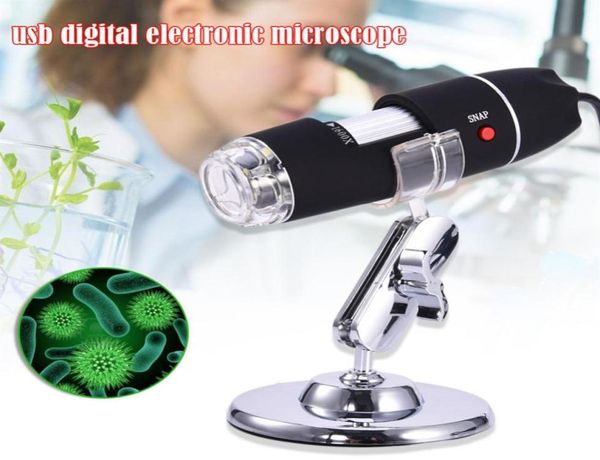 1600X 1000X 500X Microscópio digital LED Câmera USB Microscopio Microscopier eletrônico Microscópios de mesa estéreo eletrônico T200527951141
