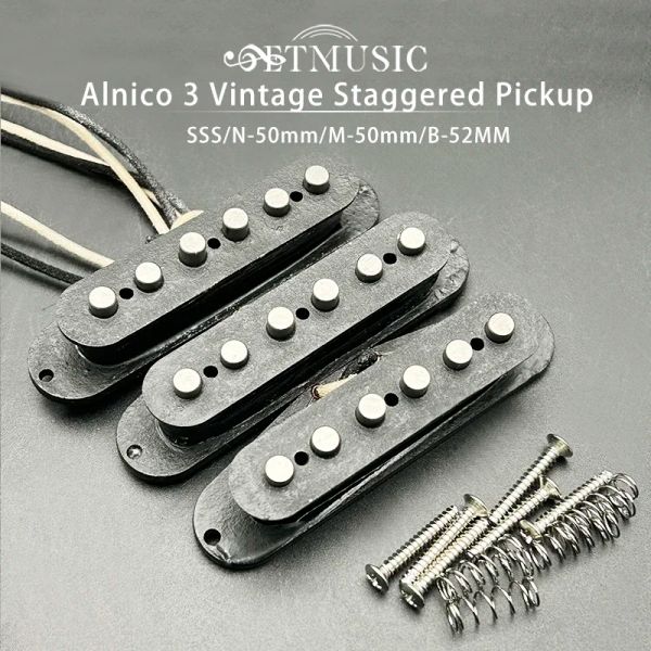 Accessori Alnico 3 Vintage Strat Strat Strat Electric Guitar Pickup RWRP Pickup Middle Pickup SSS Electric Anico III Pickup per chitarra Anico III