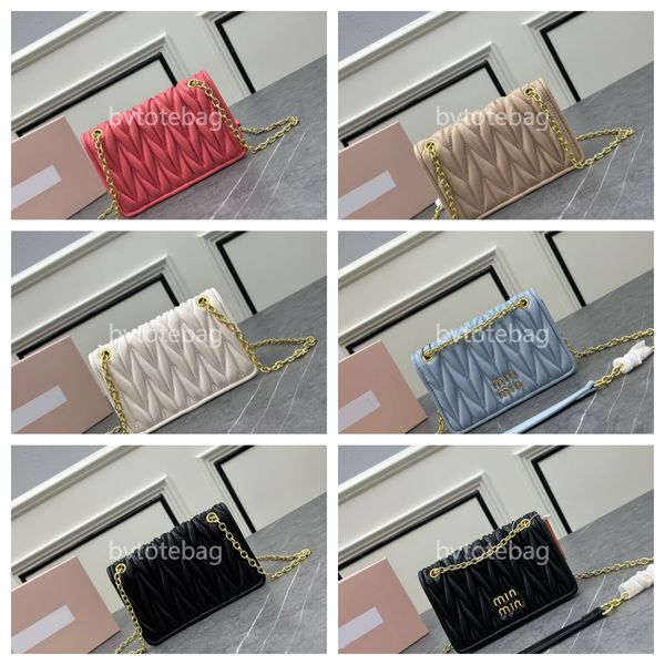Роскошные сумки для боулинга Muii Totes Высококачественные туристические сумки Soft Sheep Leather Sadcags Designe Miui Wallet Women