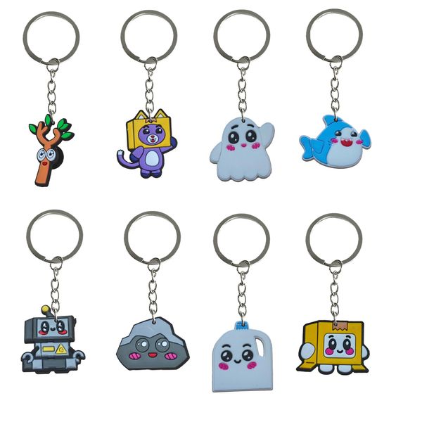 Keychains Lanyards Fox Box Schlüsselkettenschlüsselring für Klassenzimmer Schultag für Geburtstagsfeier Geschenk Kinderbevorzugt Rucksackauto Charms Anzug OTPBN