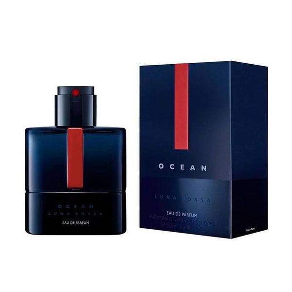 Luxury Brand Designer Perfume Man Man Ocean Luna Rossa Fragrância Perfume de Perfume Eau de Parfum Durando Spray Neutro Colônia