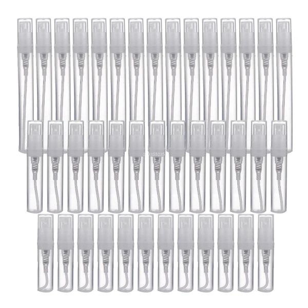 Flaschen 60/120 PCs 2 ml/3ml/5 ml Plastiksprayflasche Kosmetische Atomizer Parfümflaschenabzerstörer Verdampfung Sprühflüssigkeitsbehälter