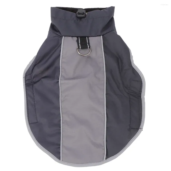 Vestuário para cães impermeabilizados parka casaco de inverno roupas para cães tamanho XS (preto)