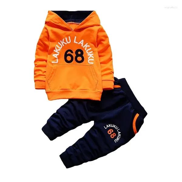 Set di abbigliamento 2024 Spring Autumn Child Children Boysuits Tracksuits Bambia Sport Sport Suit Feodi per bambini Pantaloni 2 pezzi