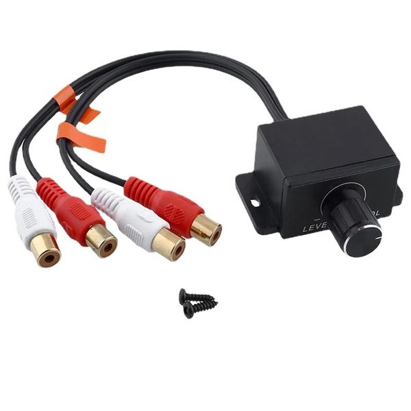 Hochwertiger Auto-Audioverstärker Bass RCA Level Remote Lautstärkregelknopf LC-1 Auto Audioverstärker Volumensteuerungsknopf