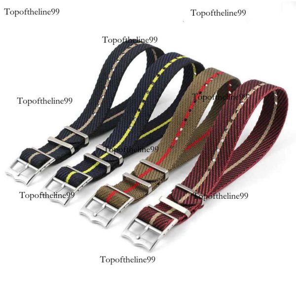 20mm 22mm Strap Nylon Nylon Premium Saturiel Substituição Tudor Tudor Fabric Watch Strap Original Edition