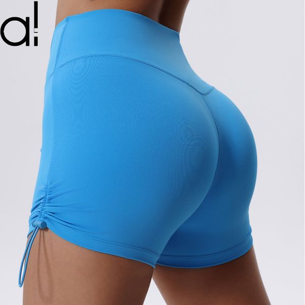 Al Yoga Shorts Esportes Leggings de verão Elastic de arranha