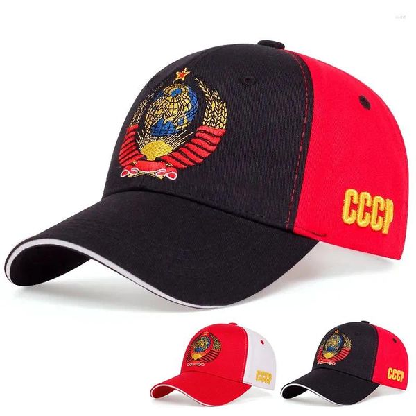 Ball Caps Unisex Russian National Emblem Embroidery Snapback Baseball Spring и осенью на открытом воздухе регулируемые повседневные шляпы Солнцезащитные крем