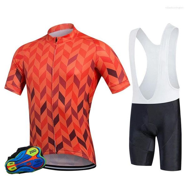 Conjuntos de corridas Profissionalmente masculino sublimação personalizada de secagem rápida camisa de cyling bi