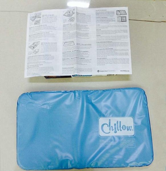 Alívio muscular integral Terapia de massageador de gelo de verão Inserir travesseiros de pegador de pegador de peles de resfriamento com caixa de cor com caixa de cores DH094506675