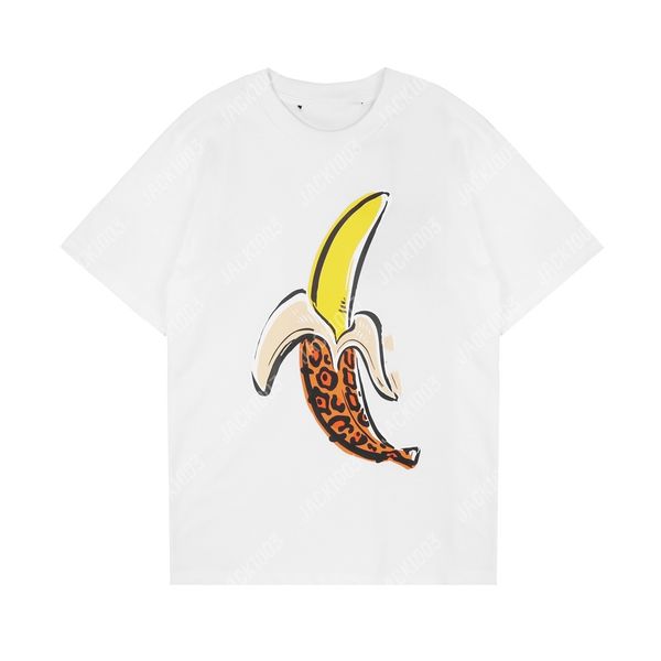 PALM 24SS Summer Letter Printing Leopard Banana Logo maglietta fidanzato Regalo hip hop oversize hip hop unisex ad amanti a maniche corte magliette Angels 2211 Ogz