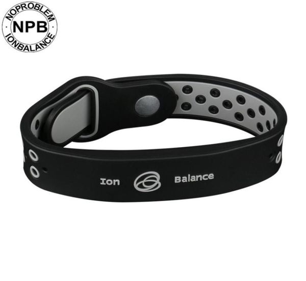 Noproblem Bio Health Benifits Ion Balance Power Therapie Silikon Sport Choker Turmaline Germanium Armband Armband Y2001075240541