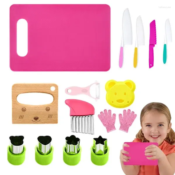 Knives Kids Kitchen Tools 15pcs Kid Safe Giv