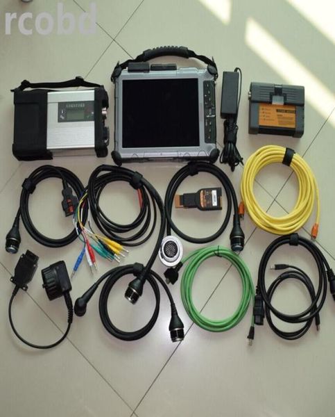 Strumento di diagnosi MB SD Connetti C5 BMW ICOM A2 B C Software SSD 2in1 con tablet per laptop Xplore IX104 Scanner per auto e camion6188529