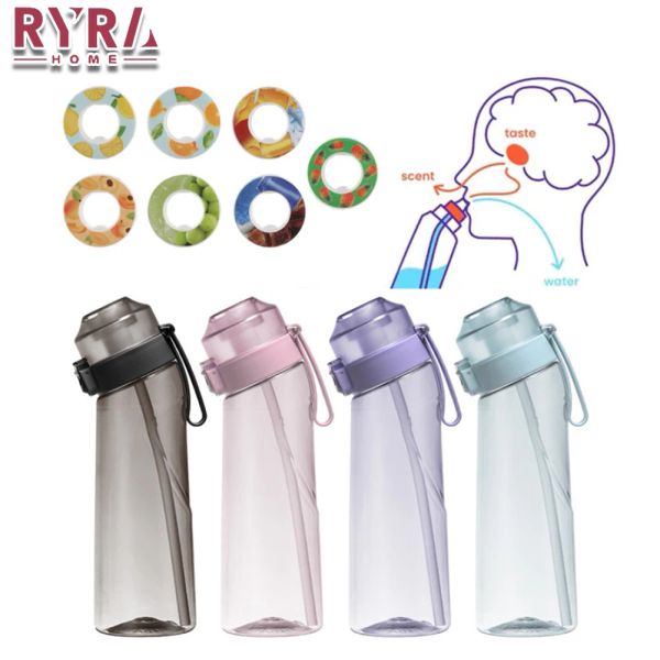 Slippers 1set ar arejent up Water Bottle com palha e sabor vagens, mas vagens 0 açúcar Carreira academia de ginástica para caminhadas esportivas ao ar livre