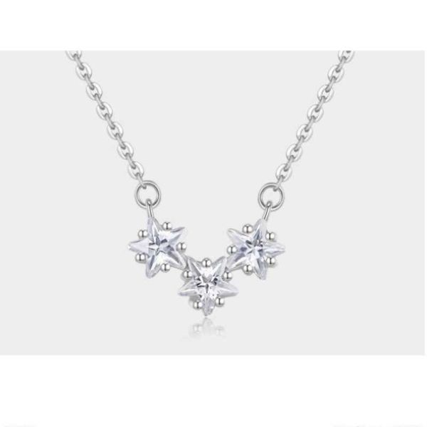 925 collana compagna stellata in argento sterling per donna Instagram design unico non sbiading nuovo regalo migliore per ragazze