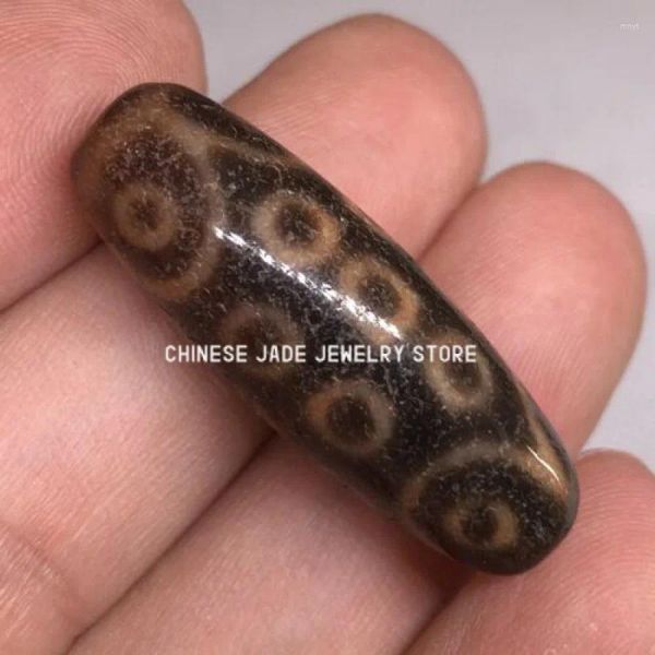 Colares pendentes Antique Magic Antigo Tibetano AGATE 21 OLHOS AMULET DZI BEAD C025