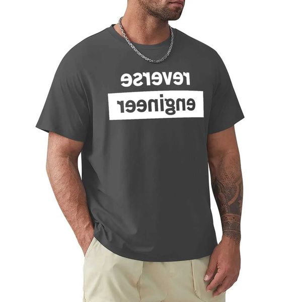T-shirt maschile T-shirt Maglietta Animato Mens Plus Top Top Retro Duty Duty Mens T-shirtl2405