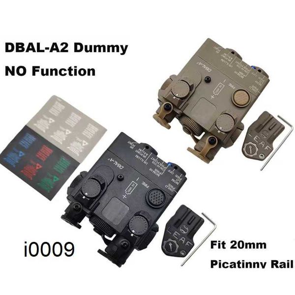 Parti Accessori tattici Modello giocattolo DBAL-A2 LASER PEQ15 Scatola di batteria proposta di tiro nessun accessori per decorazioni funzionali