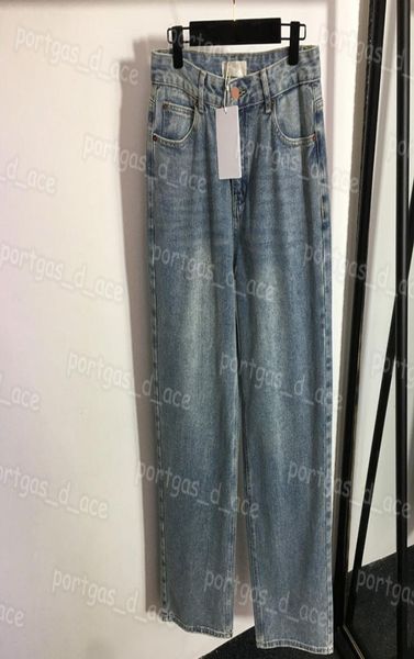 Frauen Denim Hosen Blau Casual Jeans Mädchen Ladies Street Style Jeans2809247