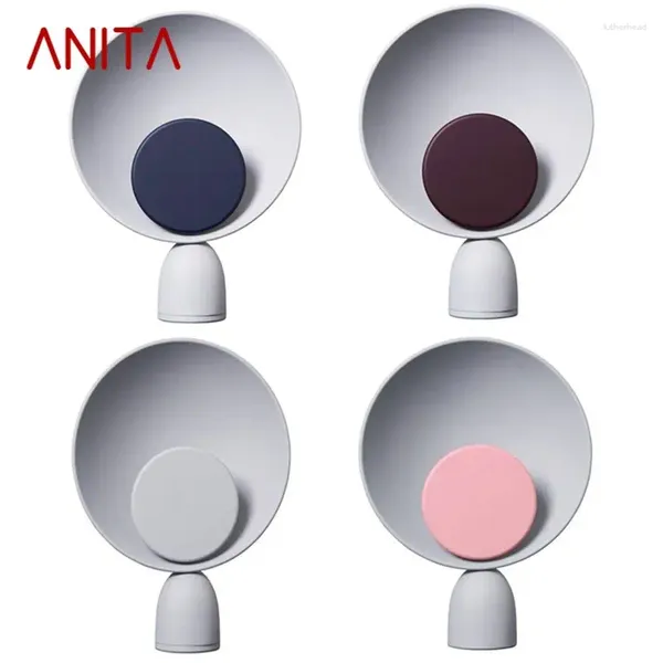 Masa lambaları Anita Modern Dekoratif Lamba Basit Tasarım Yaratıcı Mini Masa Işık Ev Led Fuaye Oturma Odası Ofis Başucu