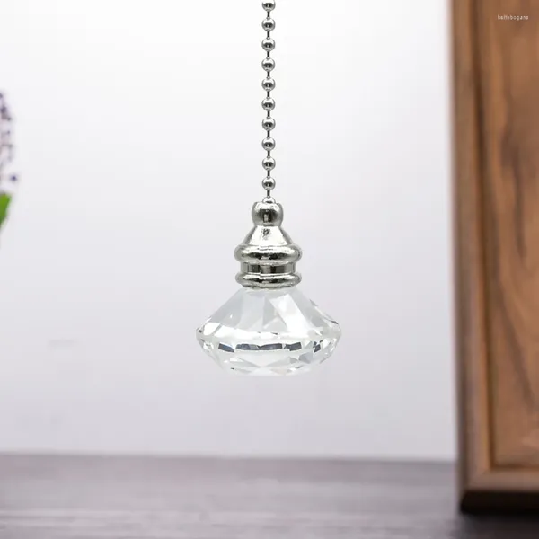 Chandelier Crystal Ajustável Designer de estilista Banheiro Pull Chain Chain Mank