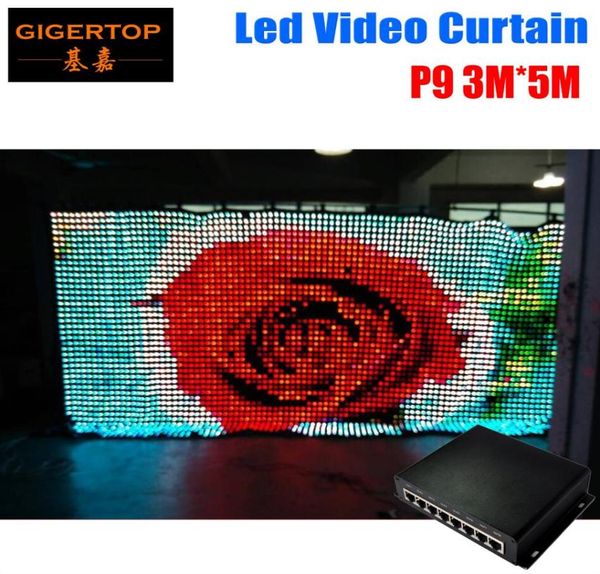 P9 3M5M LED Vison Curtain com PCSD modetricolor 3in1 LED Video Curtain para cenários de casamento de DJ 90v240v2961493