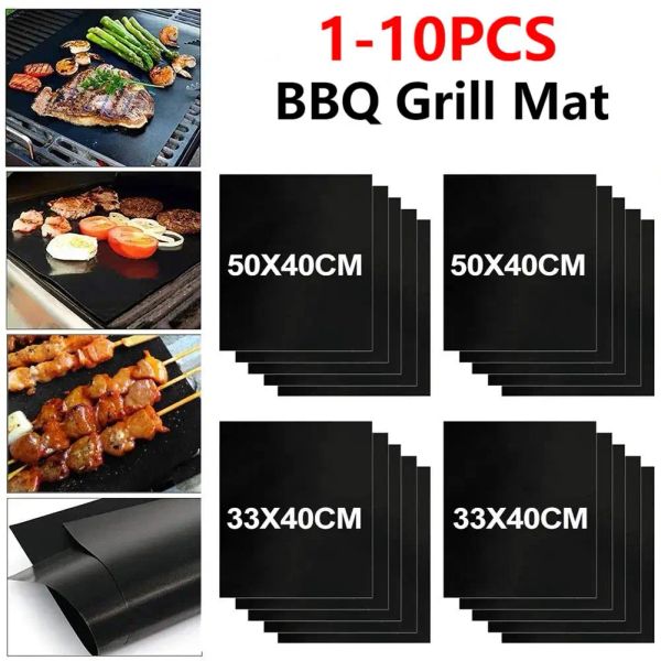 Грлины 110pcs BBQ Grill Mate Nonsplick CANCE MAT -MATE.