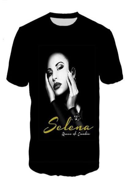 New Fashion Womansmen Kurzärmel Selena Funny 3D Print T -Shirt Sommer Casual Clothes Top Tees Plusl AB01313477737286613