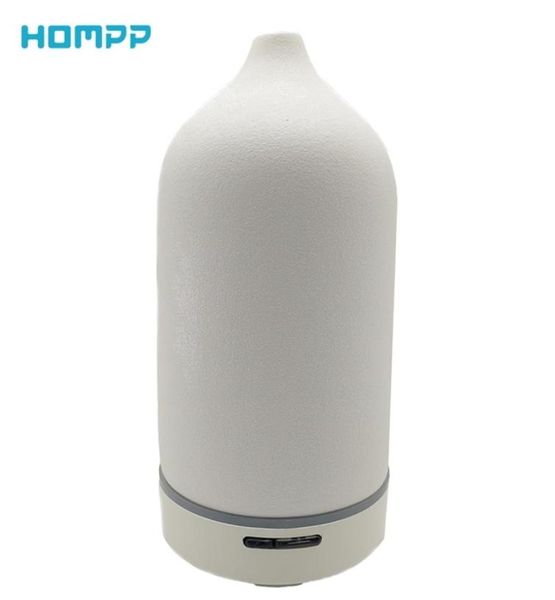 Mandra de cerâmica Cerâmica criou a aromaterapia com petróleo essencial Ultrassônico Umidifiernano Atomização para o quarto Baby Home100ml Y1256774