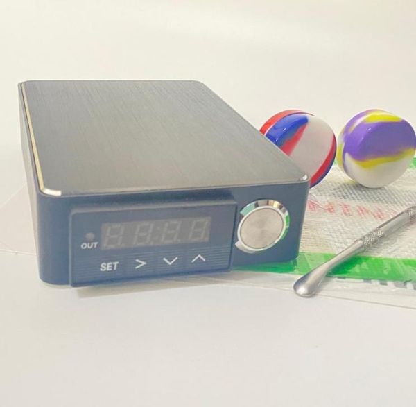 Mini Portable E Nail Enail Kit Electric Dab unha Pen Rig Cera