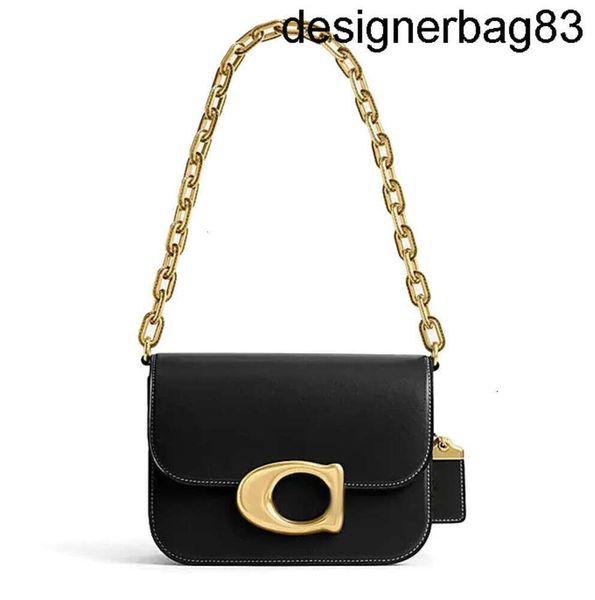 Saco de ombro de couro real masculino Luxurys Tote Sacoche Messenger Bolsa Crossbody Designer Bolsa até moda Moda Gold Silver Chain Travel Mini Bacs