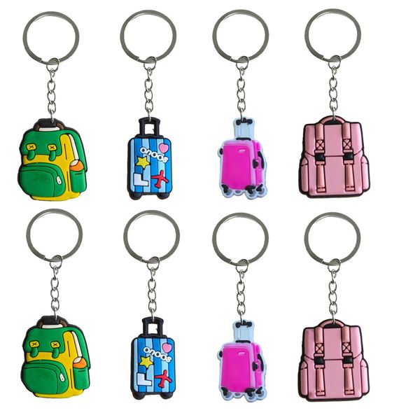 Ключевые кольца Lage и Keychain Keyring для мужчин Boys Chail Party Favors Подарок подходящий школьник рюкзак рюкзак Carm