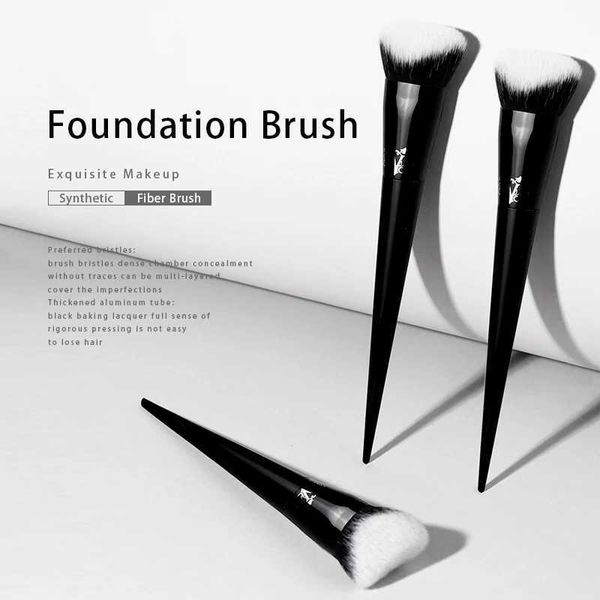 Escovas de maquiagem Kat von D-makeup Brush 10 Basic fibra macia cabelos elegantes marca preta marca feminino q240507