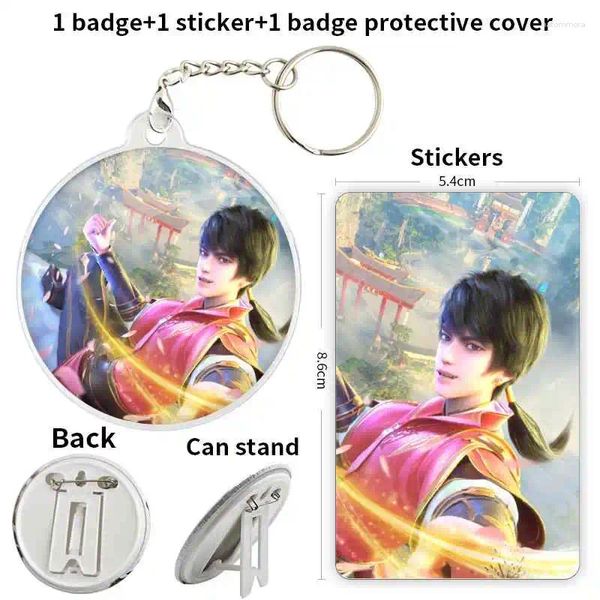 Spille Wu ying tremila percorsi China Badge Anime Baloch Anchor Peripherals Tag del torace Tag del Metal Children's Regalo per bambini