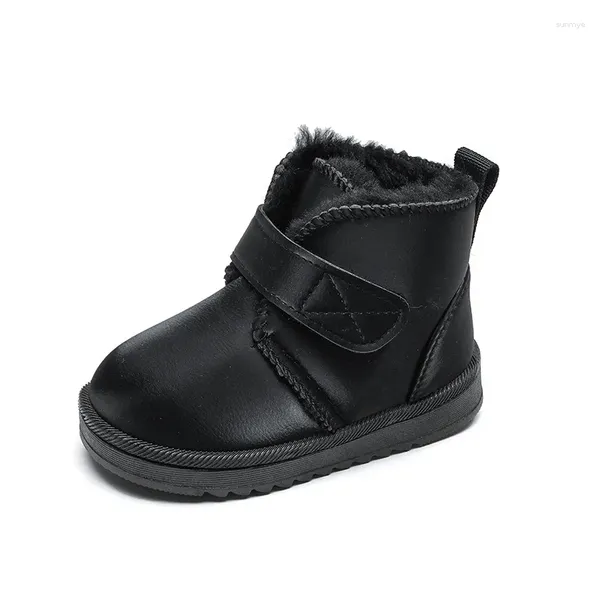 BOTAS 2024 CRIANÇAS MENINOS DIVERNO PLUSH PLUSH SAPATOS DE NEW CRILHAÇÕES CRIANÇAS MENINAS MAIXA GOOP TAMINHO DO TORKLE 19-36