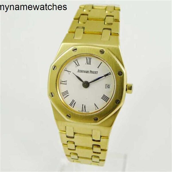 Audemar Pigue Watch APS Factory Royal Oak Damenuhr Massiv 18ct Gold Quartz