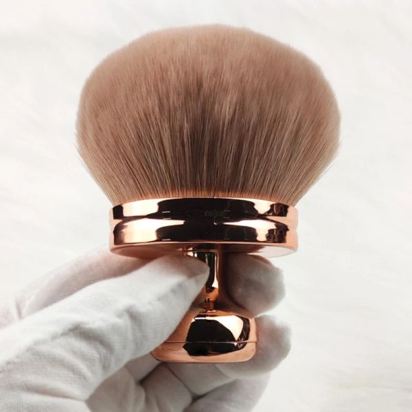 Ben spazzole per trucco per il corpo extra grande per auto -abbronzatura, trucco per gambe bronzer a forma di ovalpazione kabuki pennello kabuki basket