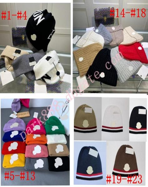 Brand M Hap Hat Luxury Beanie Designer Hat Bonge Bonge Casual Casual Mans Bonnet Casquette Trucker Man Moda Design Chapéus F7675259