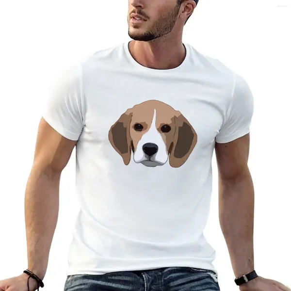 Camas de camisetas de beagle masculinas camisetas gráficas de moda coreana roupas fofas de verão t homens