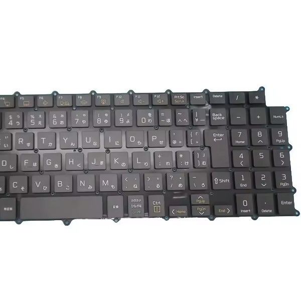 Tastiera per laptop per LG 17Z95N 17Z95N-G.AAS9U1 17Z95N-G.AA78B giapponese JP Black No Frame