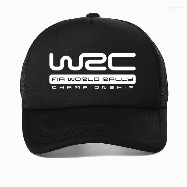 Ball Caps Rally Fãs Jersey WRC Men's Breathable Baseball Cap 3D Men Women Summer Mesh Mesh Trucker Fashion Hat Casquette