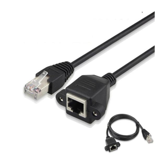 Cavo di estensione della rete da maschio a vite da maschio a femmina Cavi di estensione della rete LAN per estendere i router di connessione Ethernet esistenti7513593