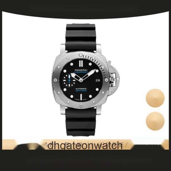 PENERAA High End Designer Watches for Series Pam00973 Relógio de homens mecânicos com diâmetro 42mm original 1: 1 com logotipo e caixa real