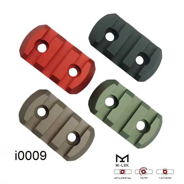 Parti Accessori tattici Mlok Guide Rail 3 slot CNC M Monte in metallo Mk8 Mk8 Adatto per Gara SLR